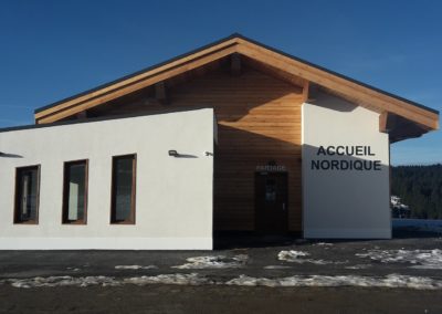 Construction d’un bâtiment d’accueil NORDIQUE aux Saisies